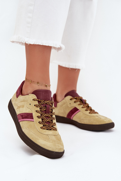 Жіночі Низькі Кросівки З Замші Big Star SS274680 HI-POLY SYSTEM Лайм