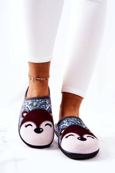 Утеплюючі тапочки Reindeer Blue Taffy