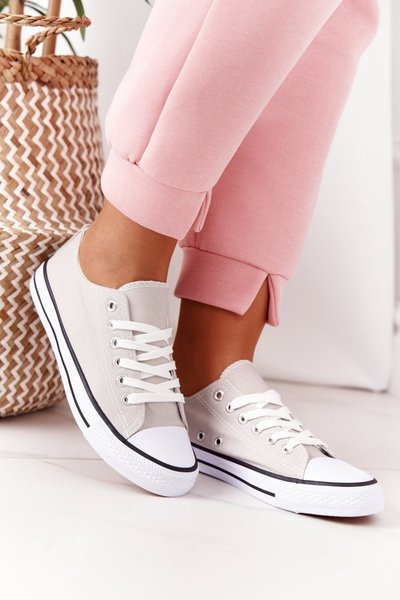 Жіночі класичні кросівки сірі Omerta 