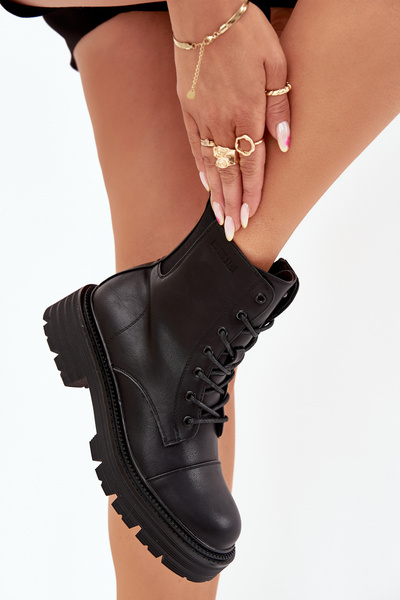 Утеплені жіночі робочі черевики Big Star OO274140 чорні