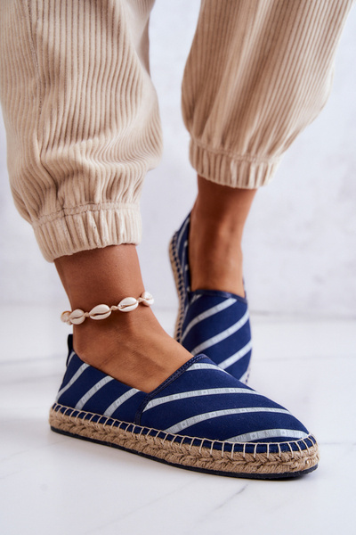 Жіночі класичні еспадрільї Big Star JJ274960 Темно-сині