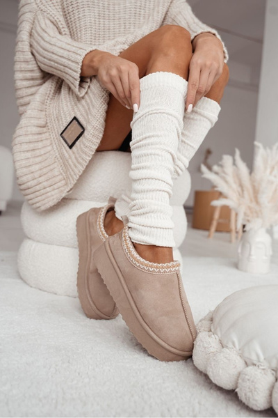 Бавовняні грілки в смужку екрю