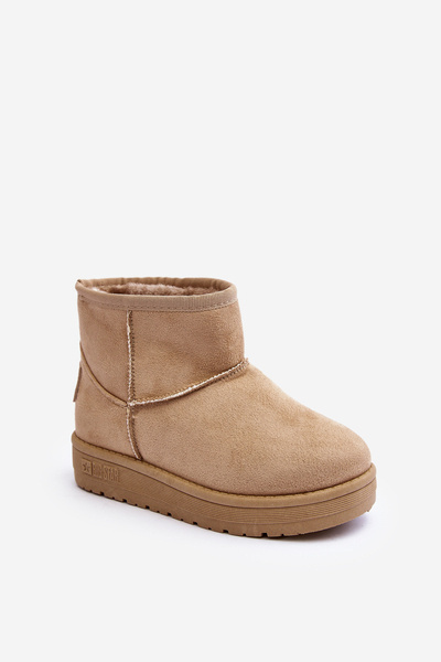 Дитячі утеплені зимові черевики Beige Big Star MM374056