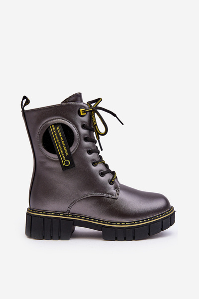 Дитячі м'які черевики Trapper сірі Iomare