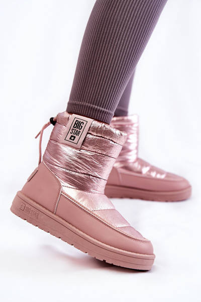 Жіночі зимові черевики Big Star II274119 Рожеві