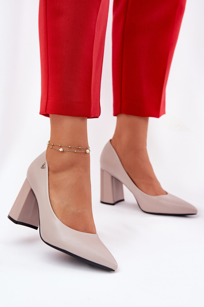 Елегантні Туфлі На Каблуку Vinceza 62220 Сірі