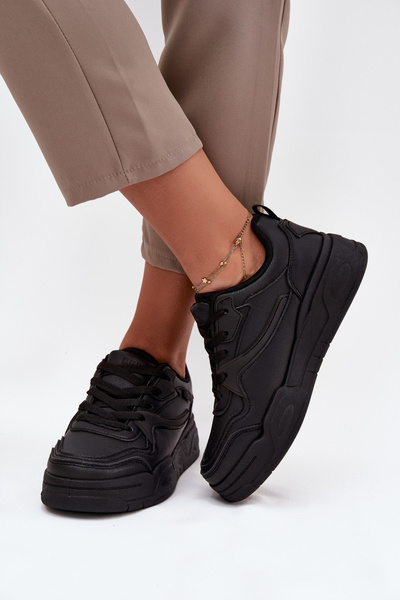 Жіночі Кросівки На Платформі Big Star SS274589 HI-POLY SYSTEM Чорні