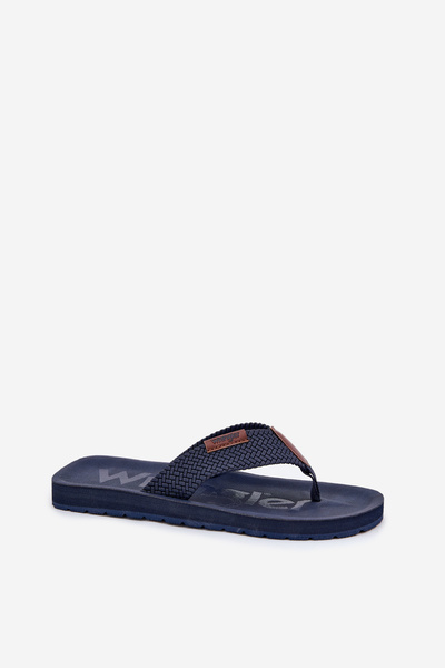 Чоловічі шлепанці WRANGLER ZANE FLIPFLOP MEN LOW 20251044.24H темно-сині