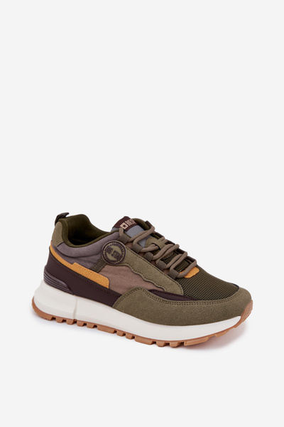 Чоловіче Спортивне Взуття Sneakers Big Star RR174280 HI-POLY SYSTEM Темно-зелені