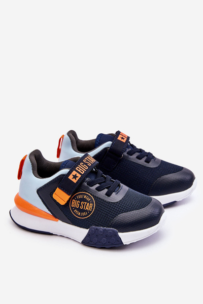Низьке дитяче спортивне взуття Memory Foam System Big Star LL374215 Темно-синій
