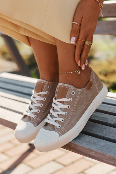 Жіночі Текстильні Кросівки Big Star RR274795 Бежеві