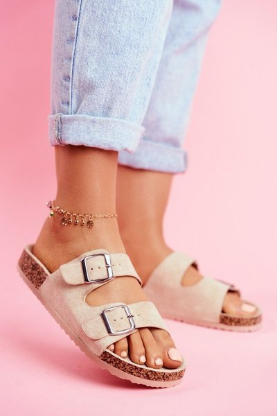 Жіночі гірки On Corck Beige Si Senor