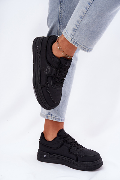 Низькі Жіночі Кросівки Big Star RR274A311 HI-POLY SYSTEM Чорні