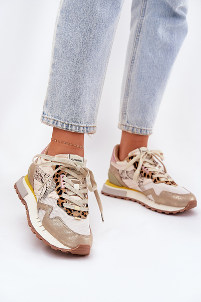 Кросівки Спортивне Взуття Жіноче D.Franklin DFSH378006 Золоті