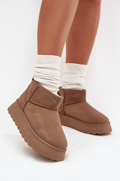 Жіночі Снігоступи На Платформі Утеплені Пухом Хакі Весірае