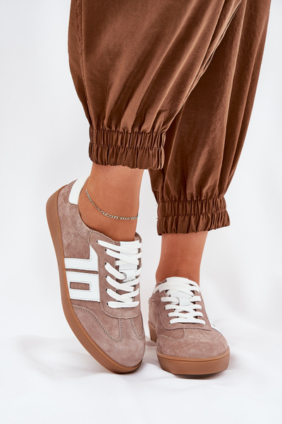 Кросівки Спортивне Взуття З Замші Бежеві Vinceza 79517