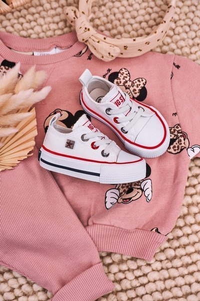 Дитячі класичні низькі кросівки BIG STAR HH374193 Білі