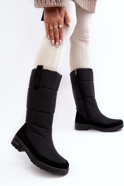 Жіночі снігові черевики Progress PROGJ-22-136 Чорні