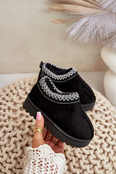 Снігові черевики дитячі на платформі з утепленим хутром Верблюжа Вілабрія