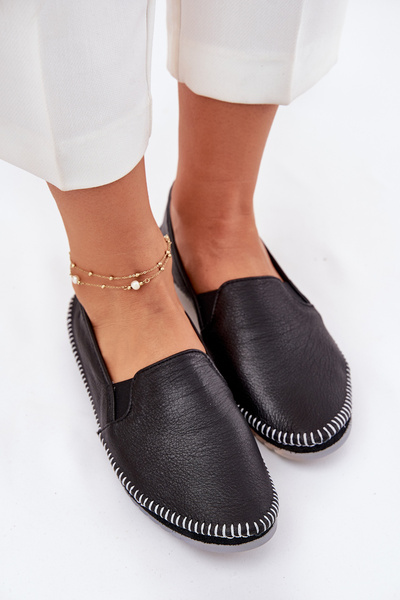 Шкіряні Балерини Maciejka T3512-71 Чорні