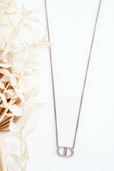 Жіночий срібний ланцюжок з нержавіючої сталі