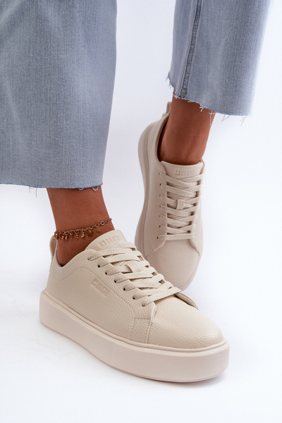 Легкі жіночі кросівки Big Star NN274321 Memory Foam System Beige