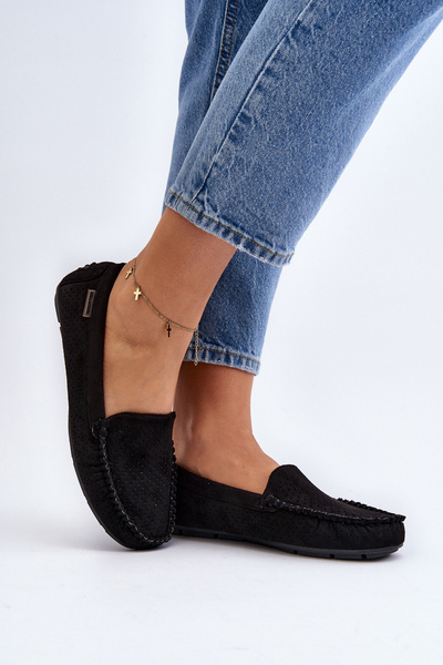 Жіночі чорні лофери Rasirna