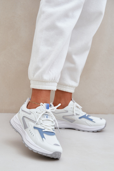 Жіноче Спортивне Взуття Big Star NN274A094 HI-POLY SYSTEM Біло-Синє