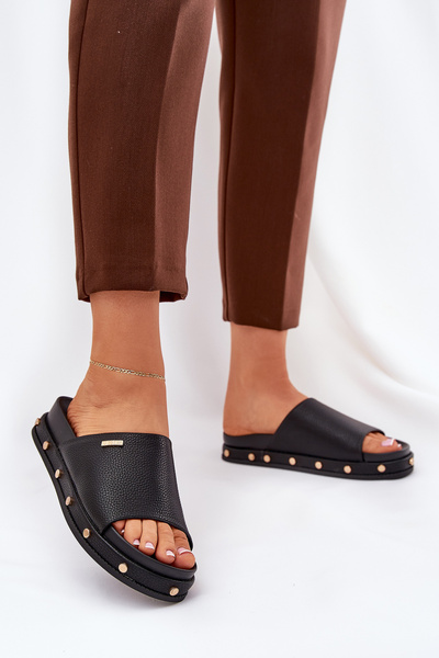 Жіночі Сандалі На Платформі З Шипами Big Star RR274214 Чорні