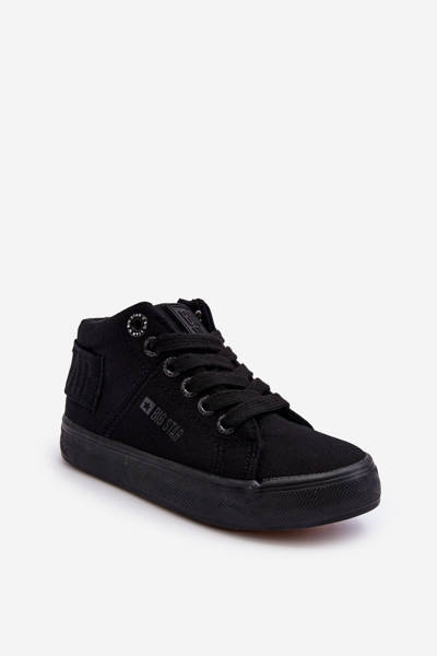 Дитячі класичні високі кросівки Big Star LL374001 Чорні