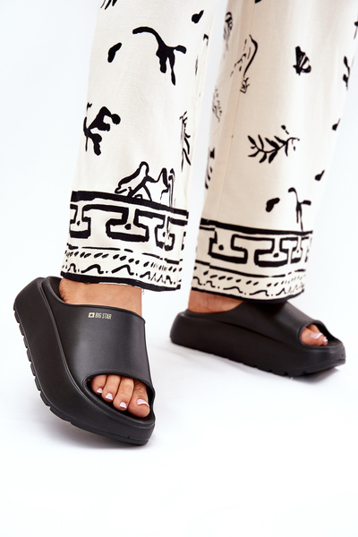 Жіночі Пляжні Сандалі На Платформі Big Star RR274A567 Чорні