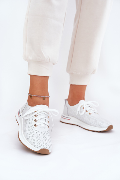 Шкіряні Легкі Полуботинки Для Жінок Artiker 54C1758 Білі