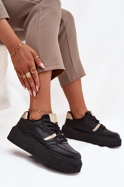 Жіночі Кросівки На Платформі Big Star SS274360 Чорні