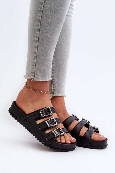 Жіночі гумові тапочки ZAXY JJ285058 Чорні