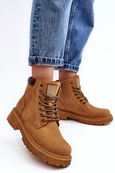 Черевики Trapper Camel Felizia на шкіряній підкладці