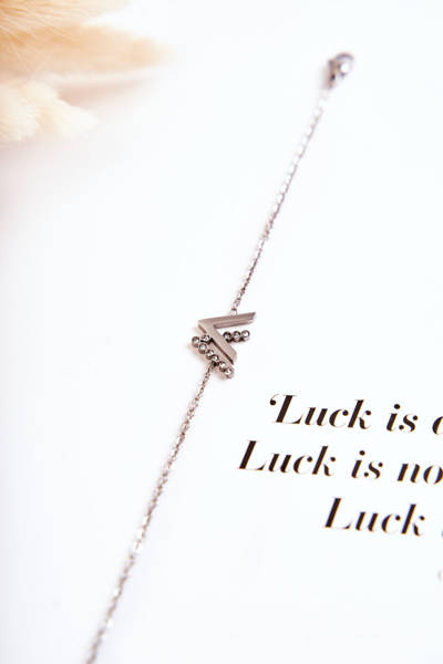 Браслет-ланцюжок зі сріблом із кубічного цирконію