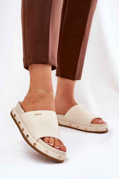 Жіночі босоніжки на платформі Big Star NN274A746 Beige