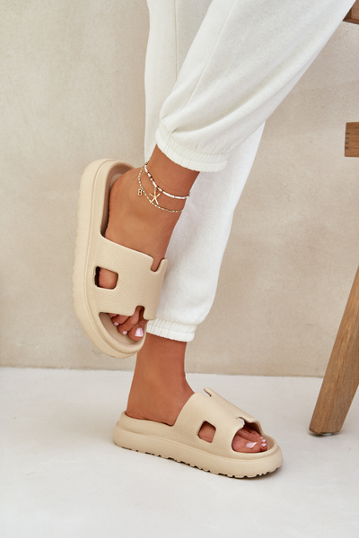 Пінні Сандалі З Вирізами Бежеві Neladith