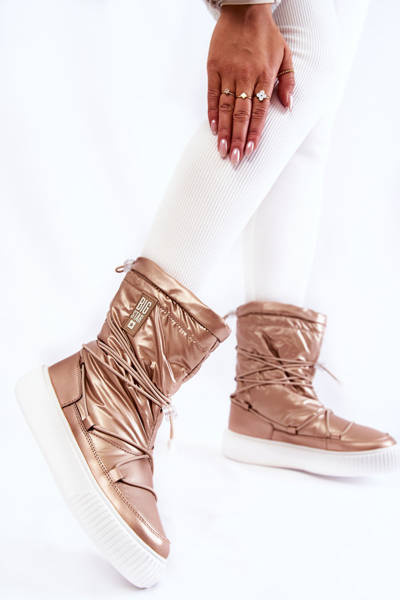 Чоботи жіночі утеплені Big Star KK274194 Beige