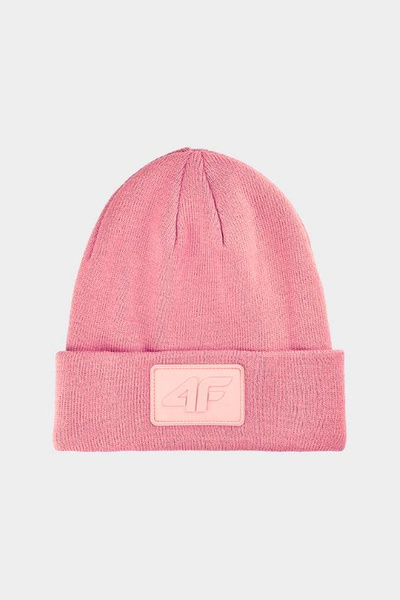 Зимова шапка унісекс 4F рожева 4FWAW24ACAPU433-54S