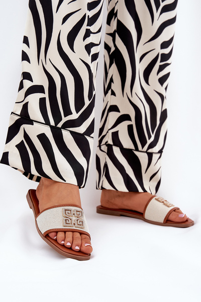 Елегантні Жіночі Сандалі З Декорацією На Плоскому Каблуці Camel Lovehia