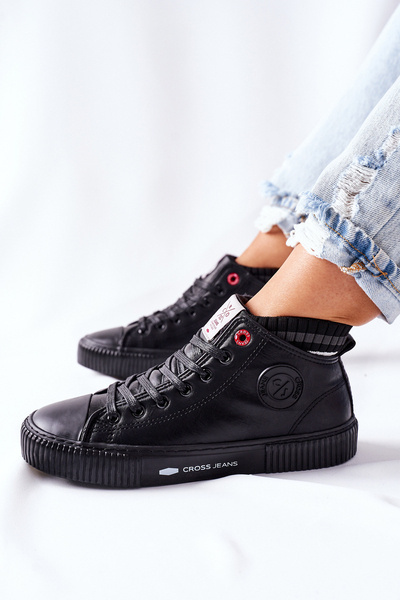 Жіночі кросівки Cross Jeans High Black II2R4021