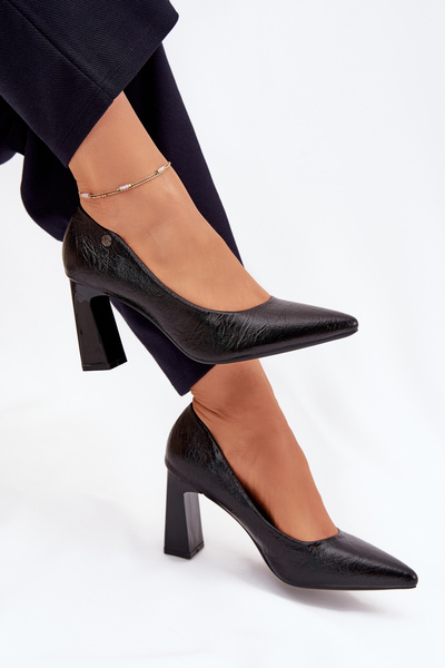 Туфлі На Каблуку Для Жінок Vinceza 62252 Чорні