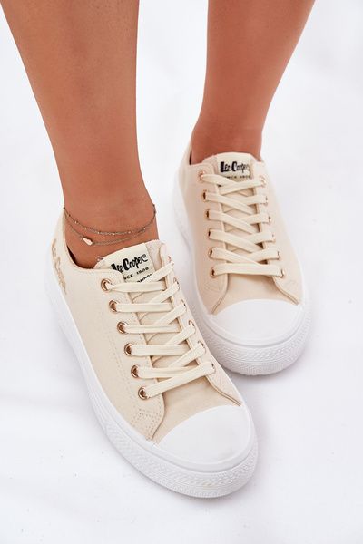 Жіночі Кросівки На Платформі Бежеві Lee Cooper LCW-24-44-2464L