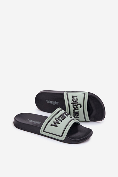 Чоловічі Сандалі WRANGLER AVERELL SLIDER MEN LOW 20251042.52D Світло-зелені