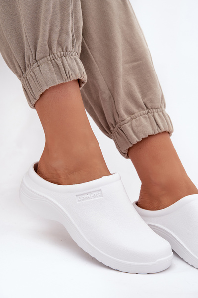 Пінопластові капці жіночі білі Parissa