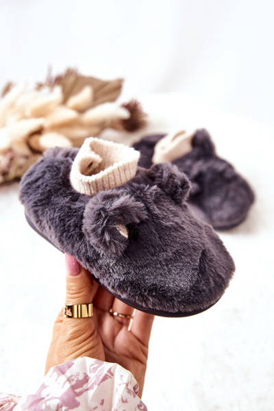 Теплий фліс з рантом Dark Grey Dessi