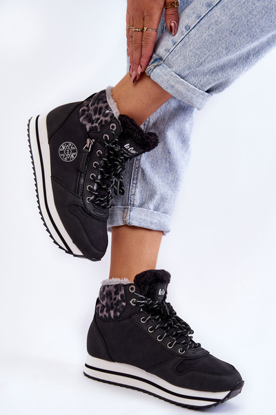 Жіночі теплі черевики Lee Cooper LCJ-22-31-1448 Чорні 