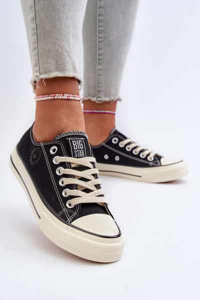 Низькі жіночі кросівки Big Star NN274269 Чорні