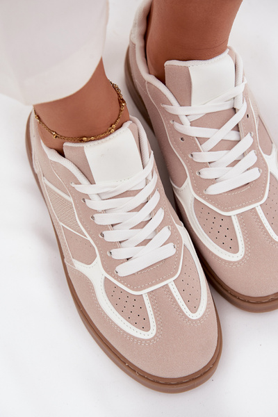 Низькі жіночі кросівки Бежеві Brenelle